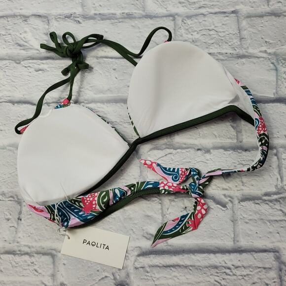 Paolita Zoffany Lyra Convertible Bikini Top size Large - Picture 5 of 12